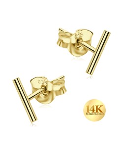 14K Gold Stud Earring 14KY-STS-474 (MOQ 10 pcs)